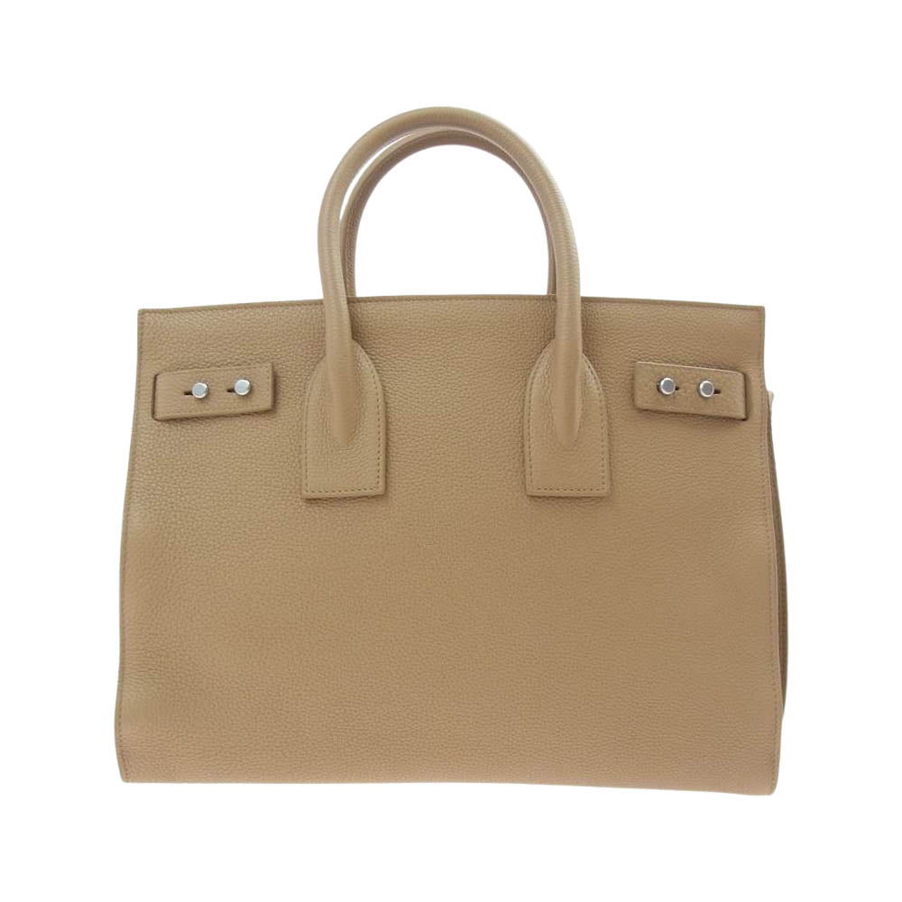 SAINT LAURENT サンローラン 464960 サック ド ジュール スープル バッグ 2WAY ショルダー バッグ ベージュ系【中古】