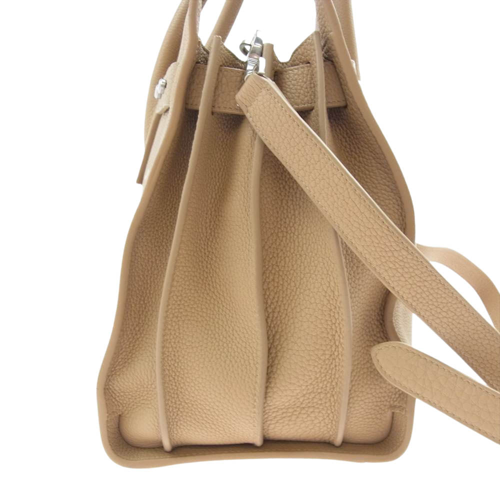 SAINT LAURENT サンローラン 464960 サック ド ジュール スープル バッグ 2WAY ショルダー バッグ ベージュ系【中古】