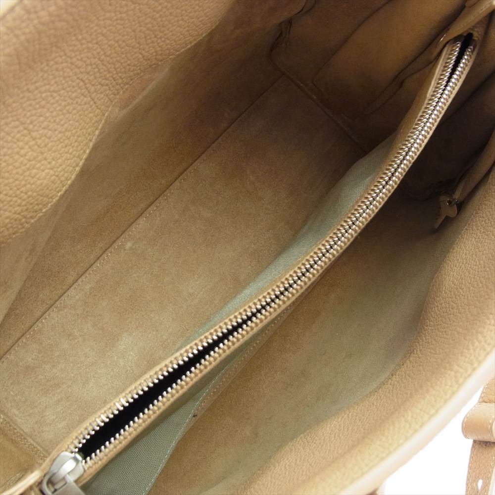 SAINT LAURENT サンローラン 464960 サック ド ジュール スープル バッグ 2WAY ショルダー バッグ ベージュ系【中古】