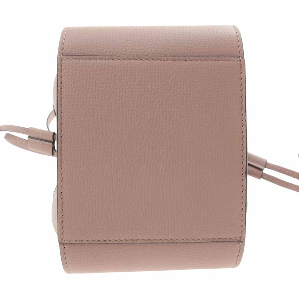 LOEWE ロエベ A538V07X10 ハンモック ドローストリング バッグ ミニ ピンク系【極上美品】【中古】