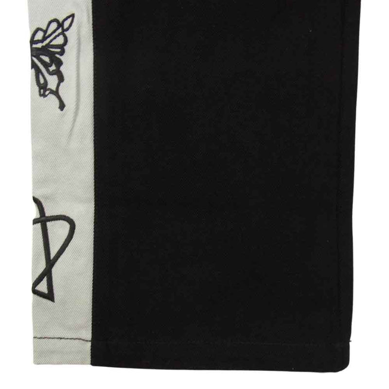 リアルバイ RB22C-RB07 × DMC KAL ディーエムシーカル 刺繍 デニム パンツ ブラック系 4【極上美品】【中古】