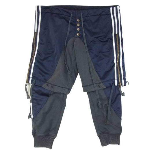 グレッグローレン サイドジップ ライン レイヤード パンツ  ブルー系 サイズ表記無【美品】【中古】