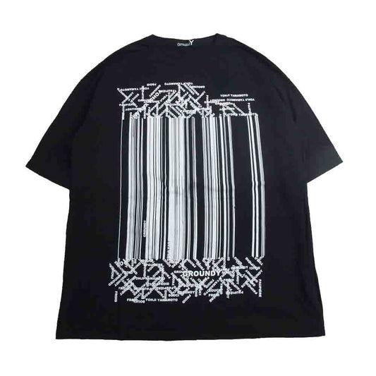 Yohji Yamamoto ヨウジヤマモト GroundY 20AW GR-T50-070 ベーシック ビッグ カットソー タイプA 半袖 Tシャツ ブラック系 4【中古】