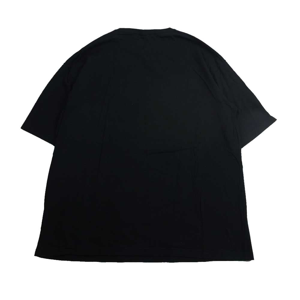 Yohji Yamamoto ヨウジヤマモト GroundY 20AW GR-T50-070 ベーシック ビッグ カットソー タイプA 半袖 Tシャツ ブラック系 4【中古】