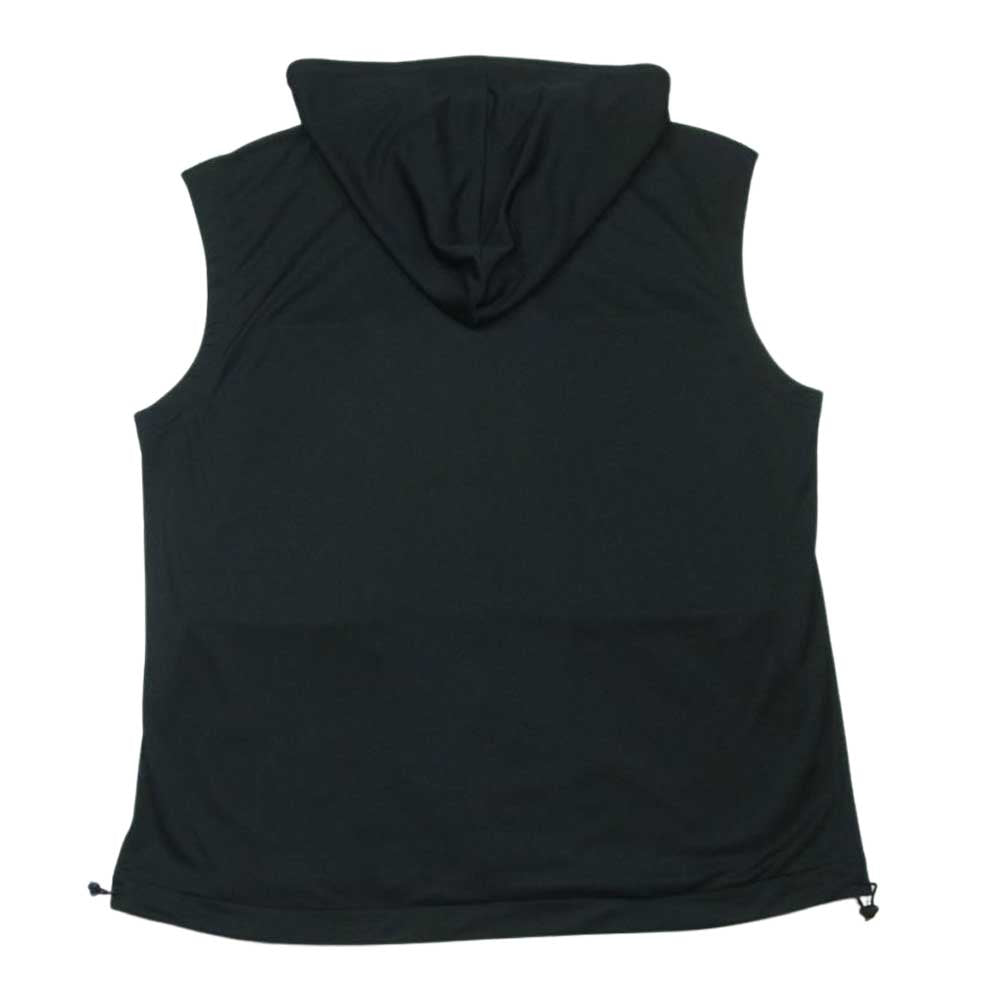 Yohji Yamamoto ヨウジヤマモト UQ-V03-906 S'YTE サイト Thin Smooth Jersey 4Pockets Military Food Vest 4ポケット ミリタリー フード ベスト ブラック系 3【美品】【中古】