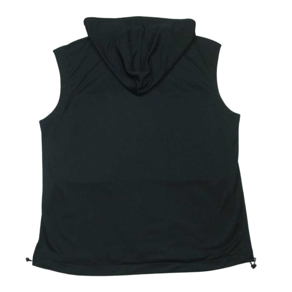 Yohji Yamamoto ヨウジヤマモト UQ-V03-906 S'YTE サイト Thin Smooth Jersey 4Pockets  Military Food Vest 4ポケット ミリタリー フード ベスト ブラック系 3【美品】【中古】