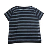 PORTER CLASSIC ポータークラシック 銀座/金沢店限定 HAND BORDER T-SHIRT ハンドボーダー 半袖 Tシャツ カットソー グレー系 ブラック系 L【中古】
