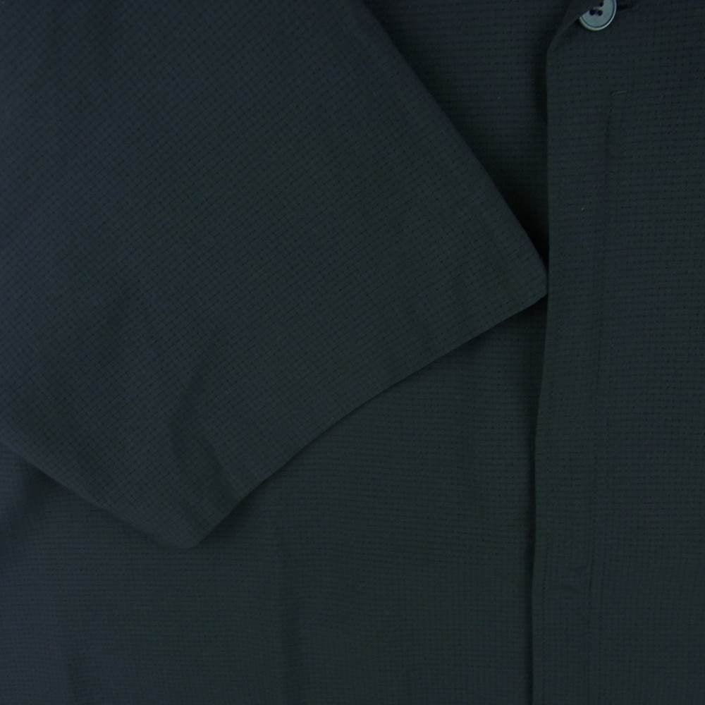 Yohji Yamamoto ヨウジヤマモト Y-3 ワイスリー FN5705 Swim Resort Short-Sleeve Shirt スイム リゾート オープンカラー シップ 半袖 シャツ ブラック系 XL【美品】【中古】