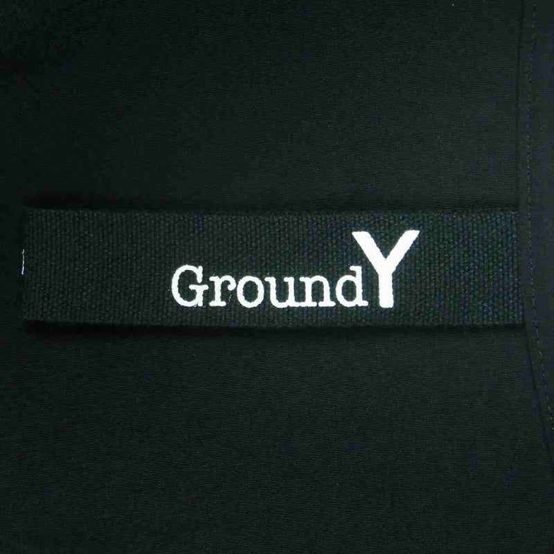 GroundY 22SS デシンコンビネーションドルマン半袖シャツ ブラック 3