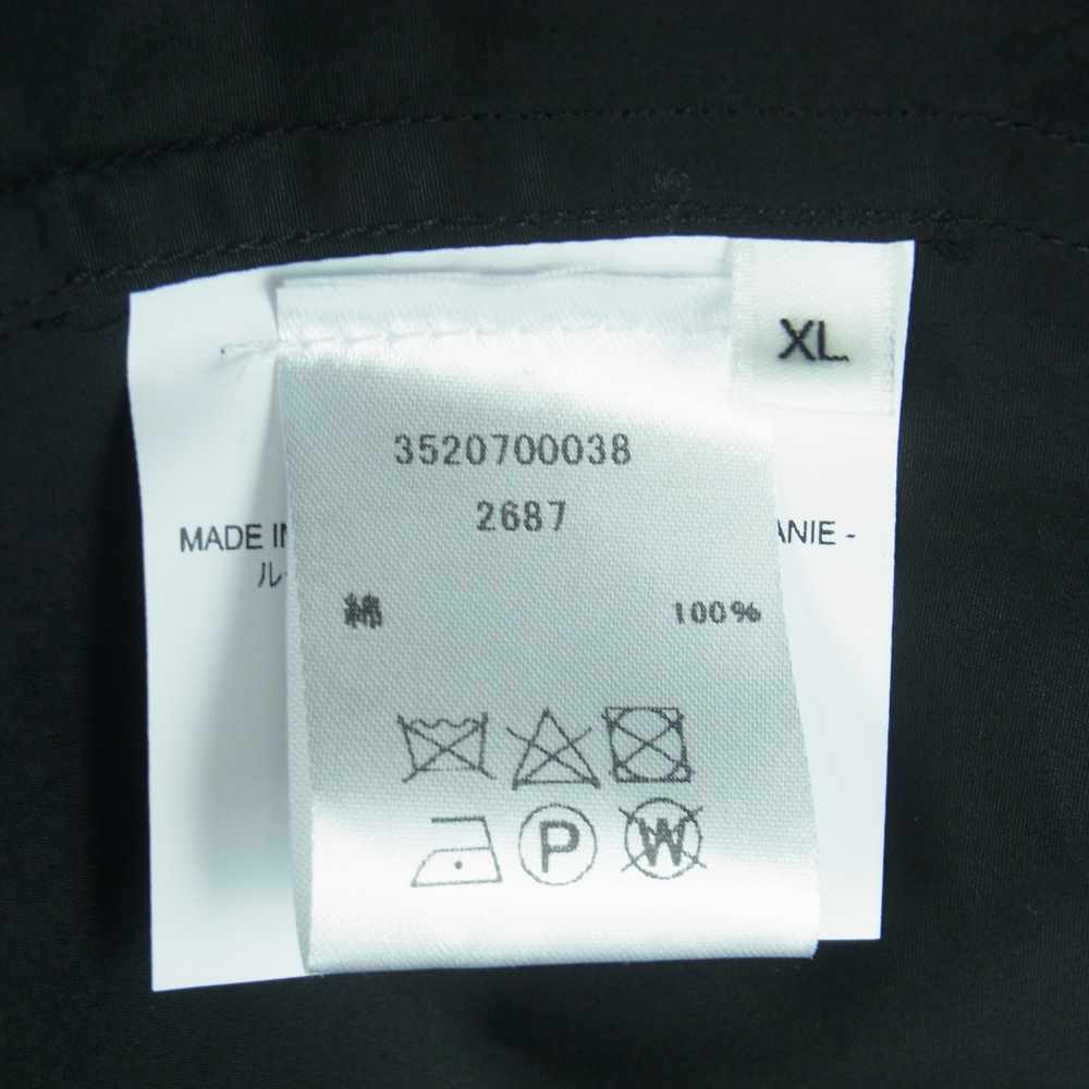 オーエーエムシー 国内正規品 3520700038 Kurt Black Shirt ロゴパッチ キャンプカラー 半袖 シャツ ブラック系 XL【美品】【中古】
