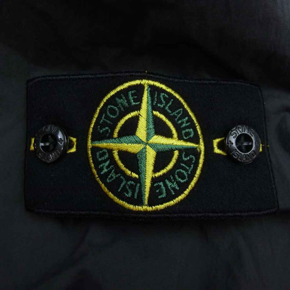 STONE ISLAND ストーンアイランド 国内正規品 761511003 Garment Dyed Tela Paracadute Shirt ガーメントダイ 半袖 シャツ グレー系 XL【中古】