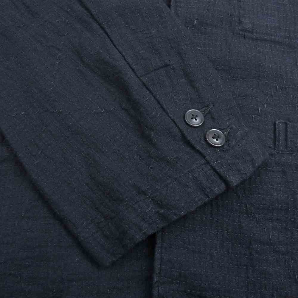 PORTER CLASSIC ポータークラシック 21AW SASHIKO STRETCH CLASSIC JACKET 刺し子 サシコ ストレッチ クラシック 2B ジャケット ダークネイビー系 XL【中古】