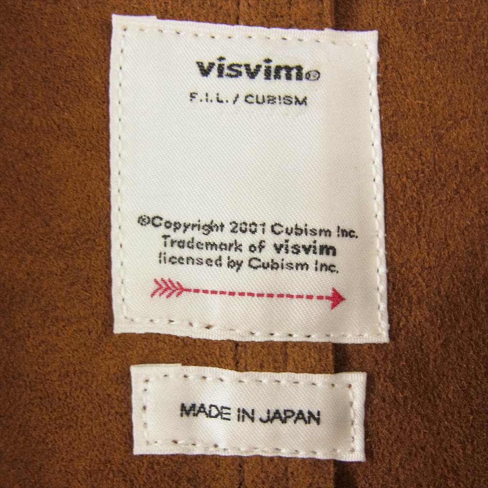 VISVIM ビズビム 0122105013026 DUGOUT JKT(JP DEERSKIN) ダグアウト ジャケット ディアスキン ブラウン系 5【中古】