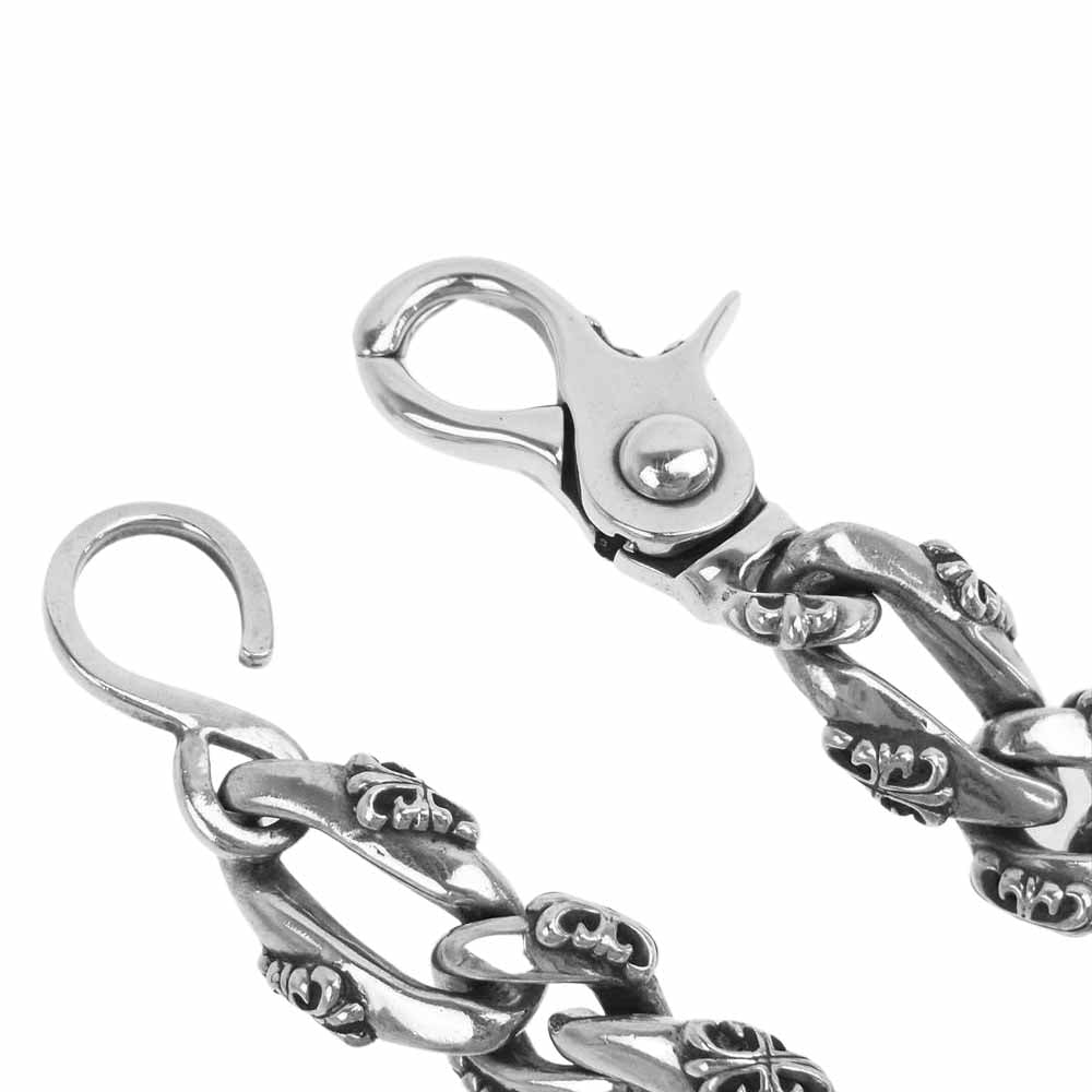 A&G エーアンドジー 1クリップ クロス ウォレット チェーン シルバー系【中古】