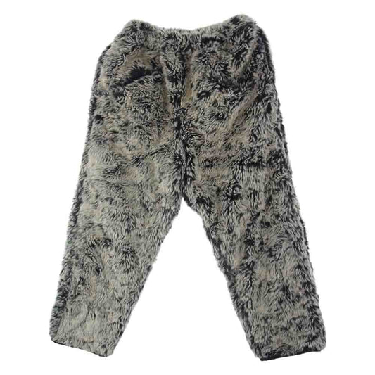 BLACK SIGN ブラックサイン Marble Fur Beast Pants マーブル ファー ビースト パンツ オフホワイト系 ブラック系【中古】