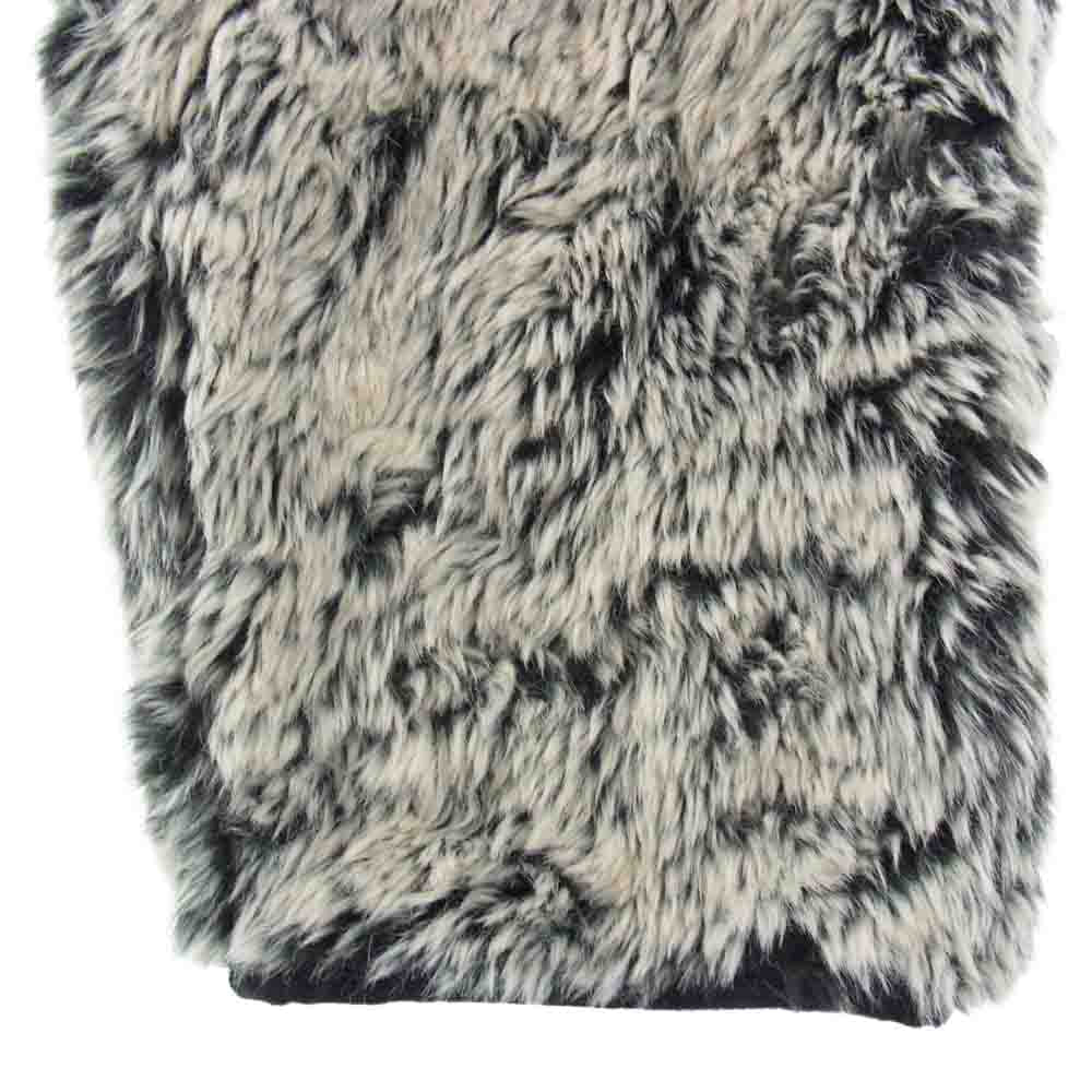 BLACK SIGN ブラックサイン Marble Fur Beast Pants マーブル ファー ビースト パンツ オフホワイト系 ブラック系【中古】
