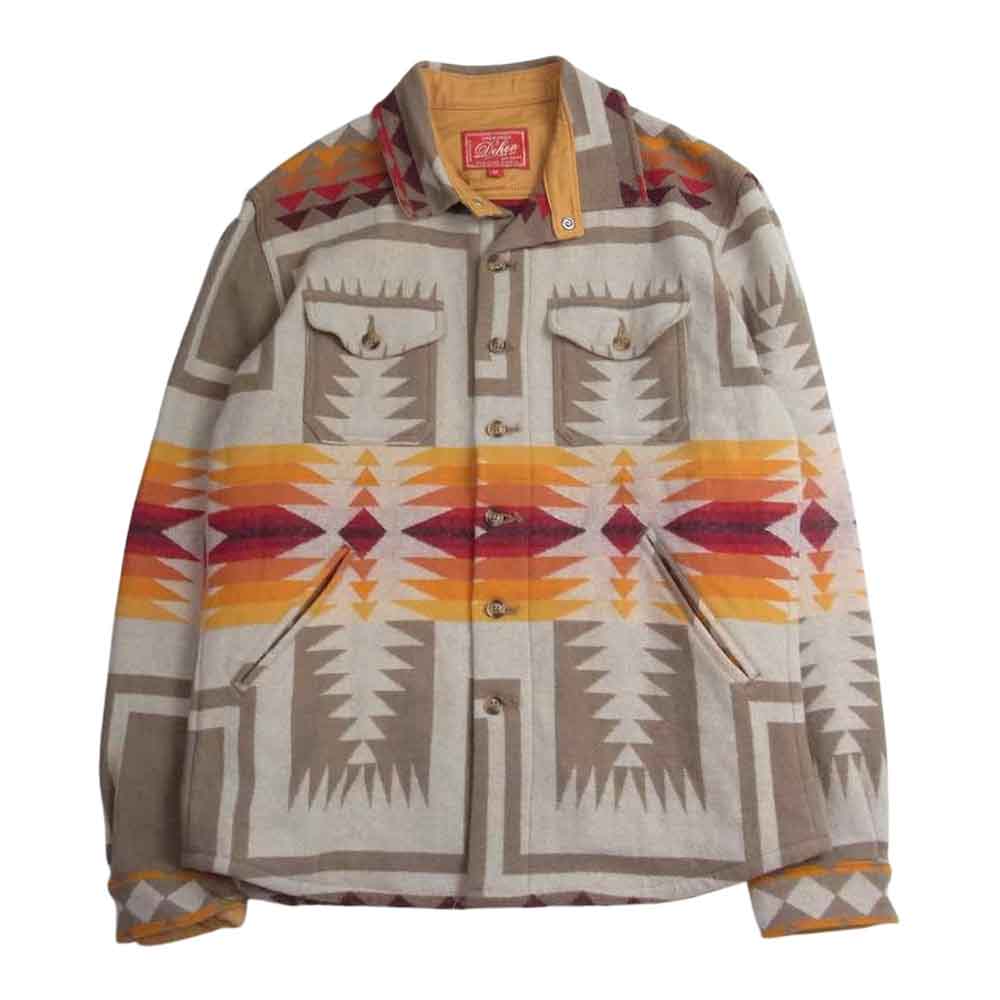 ディーエン DEHEN Crissman Overshirt Pendleton クリスマン オーバーシャツ ペンドルトン ブランケット シャツ ジャケット マルチカラー系 M【中古】