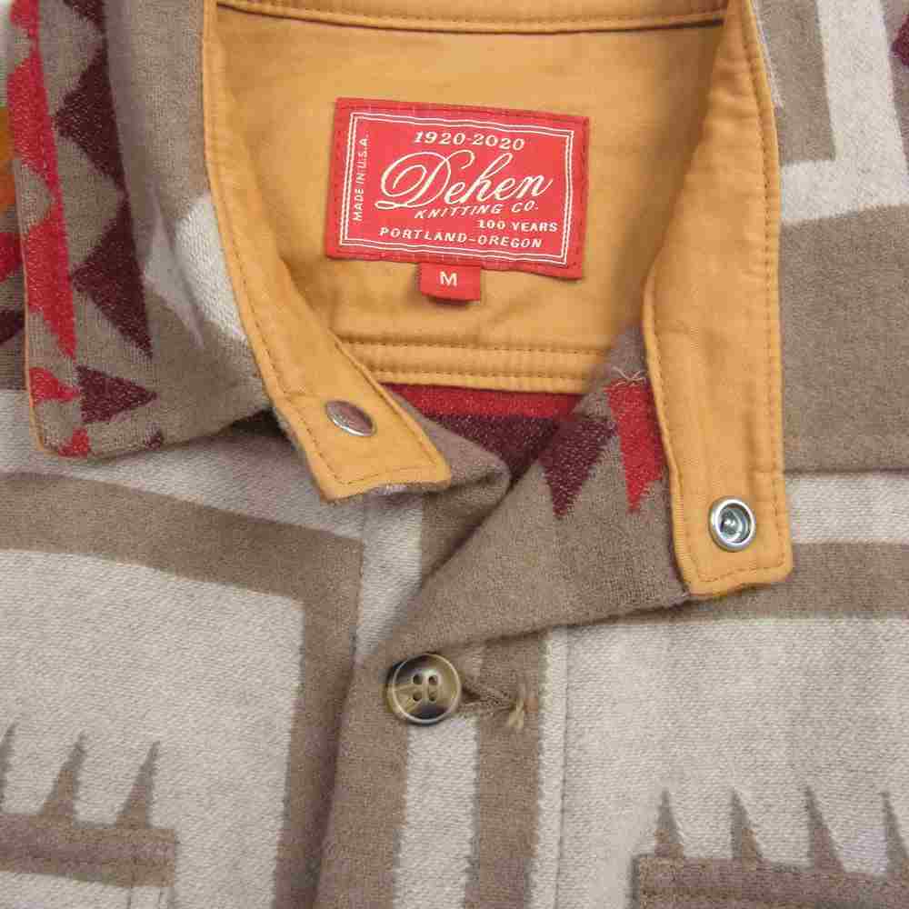ディーエン DEHEN Crissman Overshirt Pendleton クリスマン オーバーシャツ ペンドルトン ブランケット シャツ ジャケット マルチカラー系 M【中古】