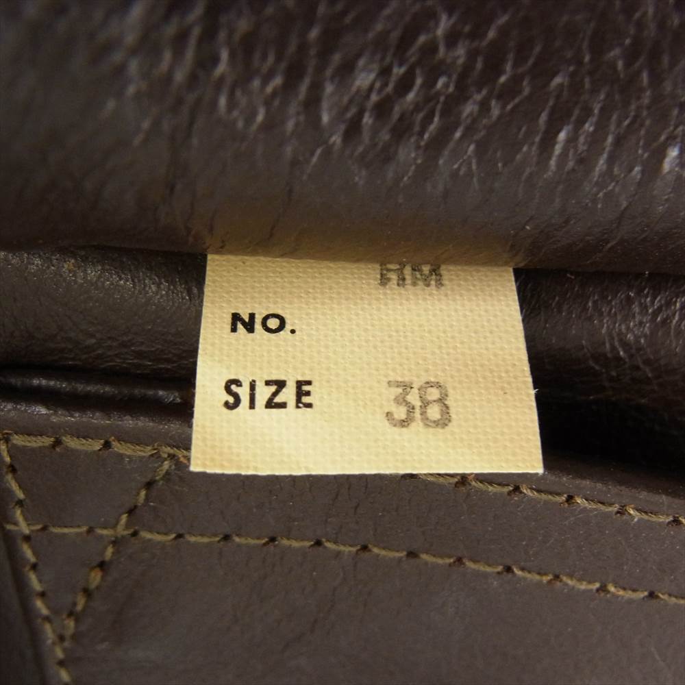 The REAL McCOY'S ザリアルマッコイズ 23380 MJ14101 TYPE A-2 ROUGH WEAR ラフウエア 実名復刻 レザー フライト ジャケット ダークブラウン系 38【中古】