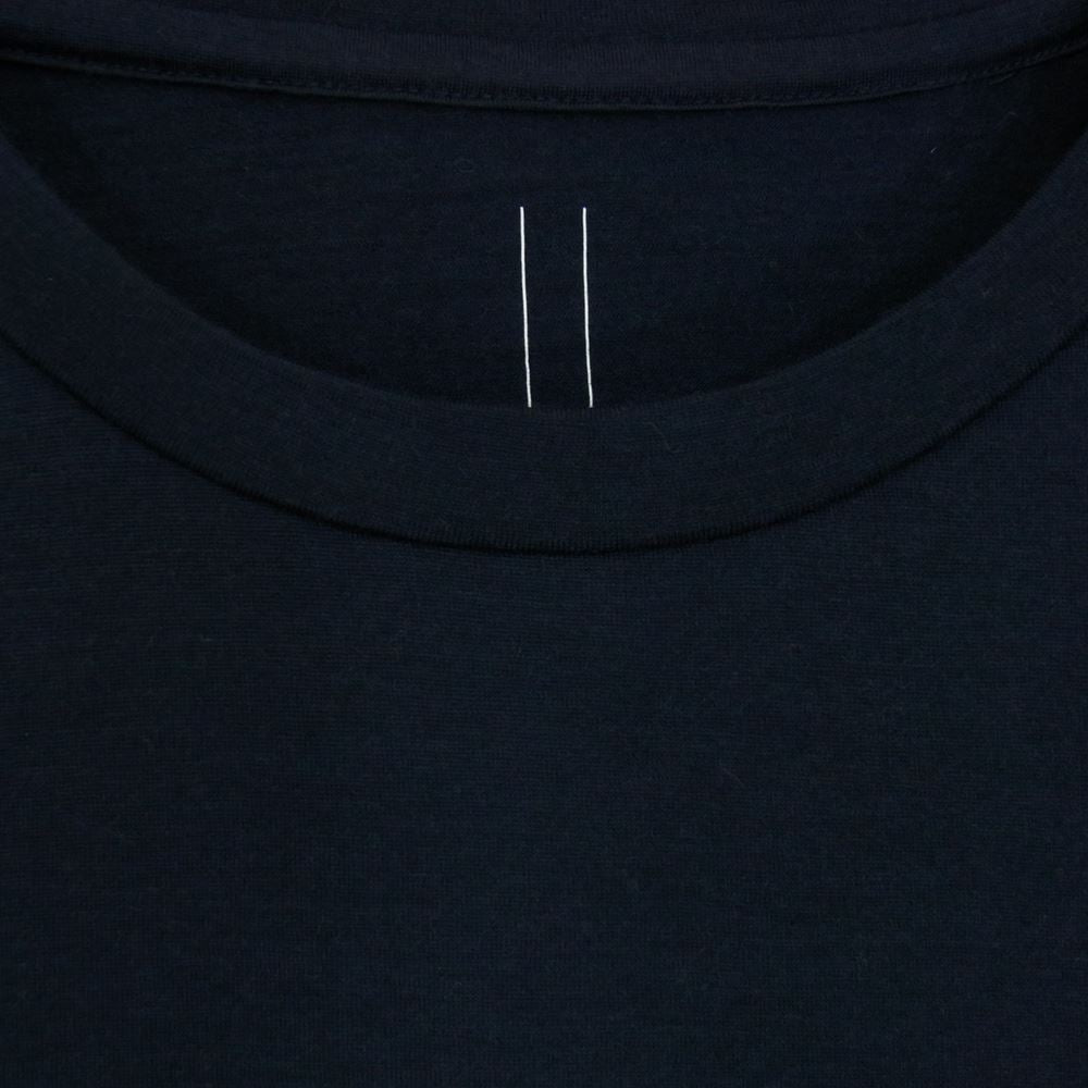 DESCENTE デサント DLMTJA58 MERINO WOOL H/S T?SHIRT メリノウール  ハーフスリーブ 半袖 Tシャツ カットソー ネイビー系 L【中古】