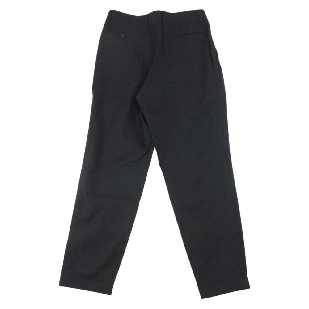 COMOLI コモリ 22SS V01-03003 ウール 2タック パンツ チャコール グレー系 1【極上美品】【中古】