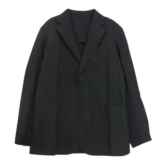 COMOLI コモリ 22SS V01-01003 ウール 2B ジャケット チャコール ブラック系 1【極上美品】【中古】