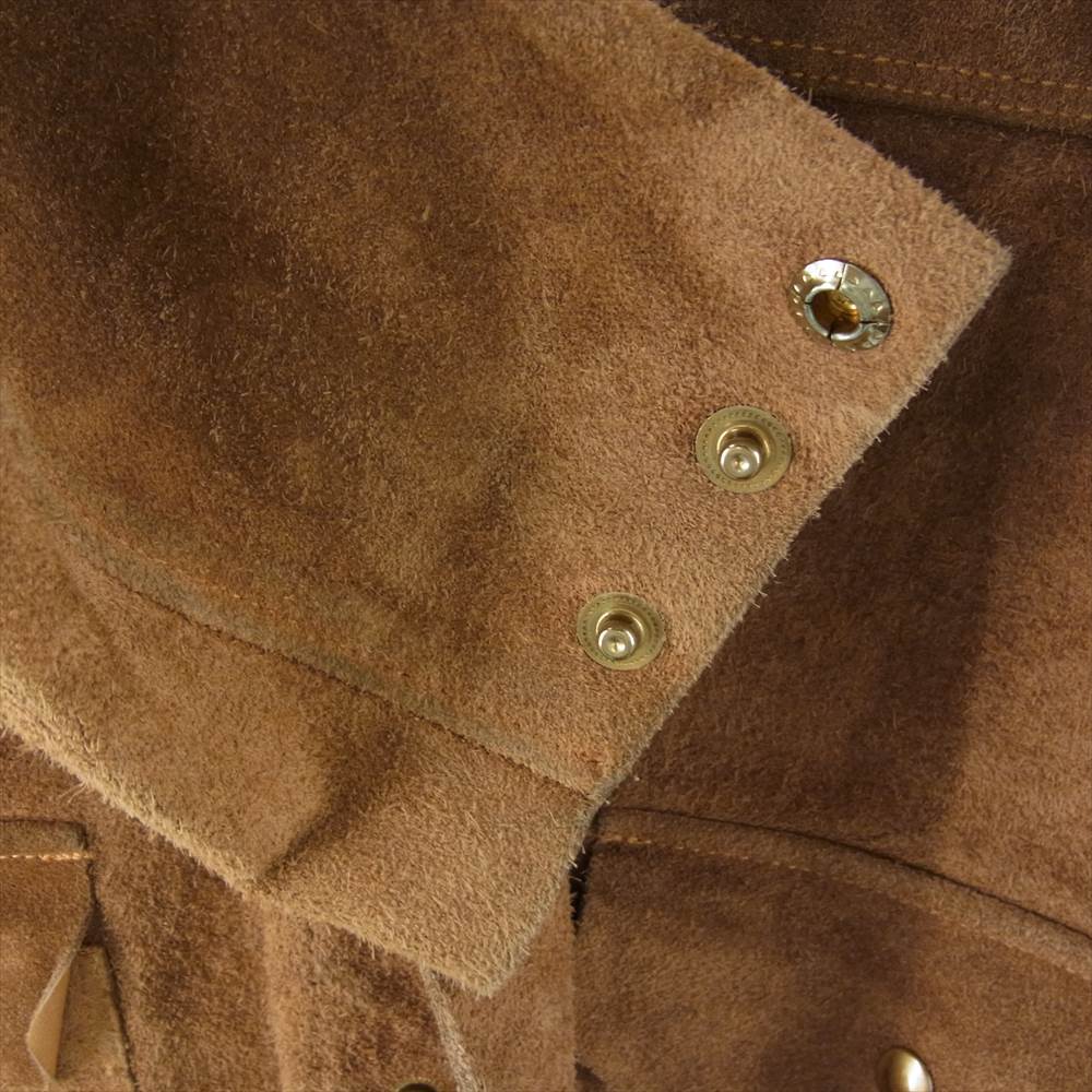 LYNCH SILVERSMITH リンチシルバースミス Welder Jacket ウェルダー スエード レザー ジャケット ブラウン系 M【中古】