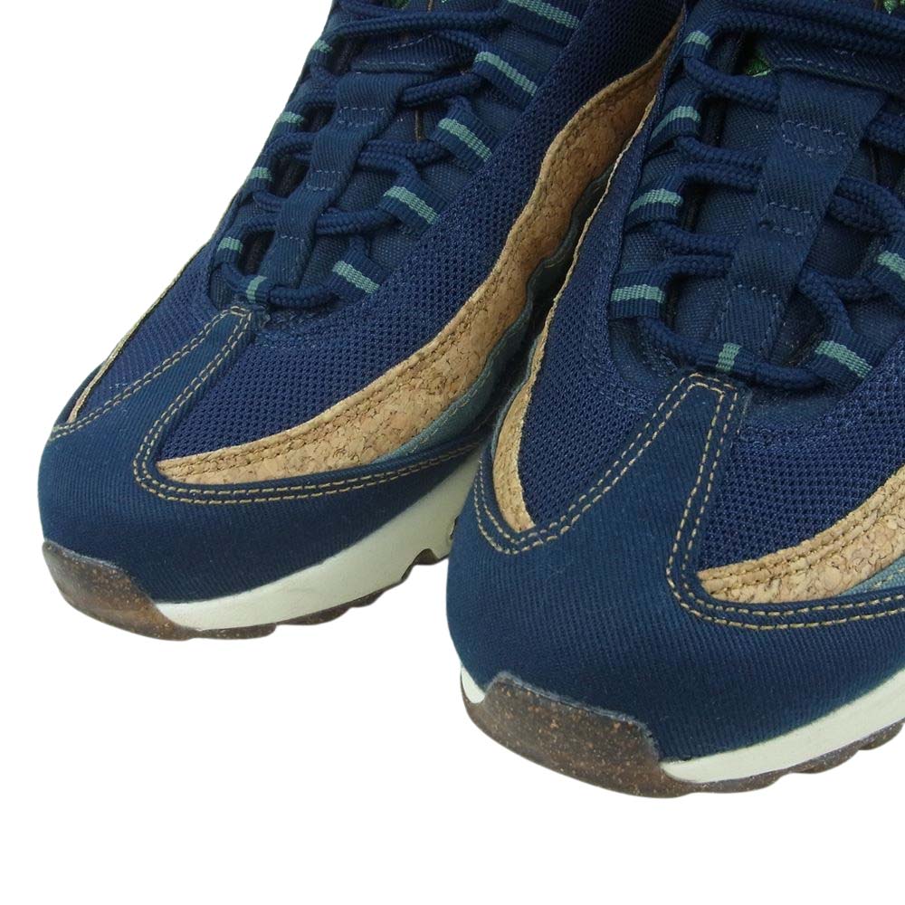 NIKE ナイキ 21SS DC3991-400 AIR MAX 95 SE エアマックス 95 コルク オブシディアン スニーカー ダークネイビー系 25cm【美品】【中古】