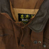 Barbour バブアー 【難有】BUSHMAN ブッシュマン 中綿 オイルド ジャケット ブラウン系 L EX L【中古】