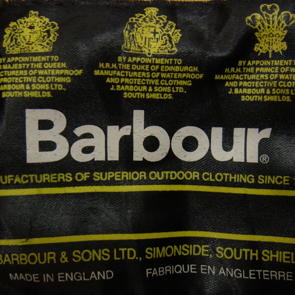 Barbour バブアー 【難有】BUSHMAN ブッシュマン 中綿 オイルド ジャケット ブラウン系 L EX L【中古】