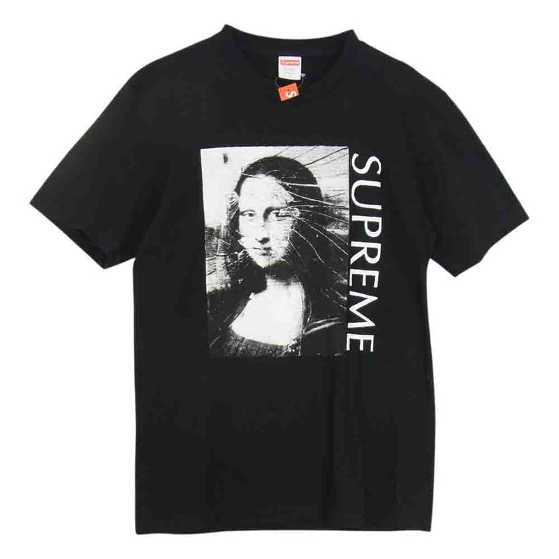 Supreme シュプリーム 18SS Mona Lisa Tee モナリザ プリント Tシャツ ブラック系 S【美品】【中古】