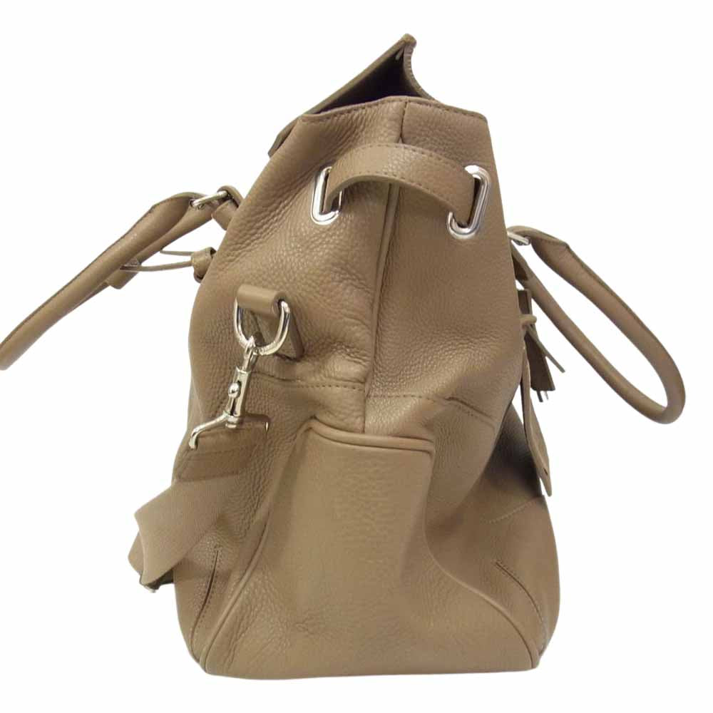 PELLE MORBIDA ペッレモルビダ PMO-MB025 Maiden Voyage メイデンヴォヤージュ 被せ付き 2WAY ショルダー ボストンバッグ Lサイズ ブラウン系【美品】【中古】