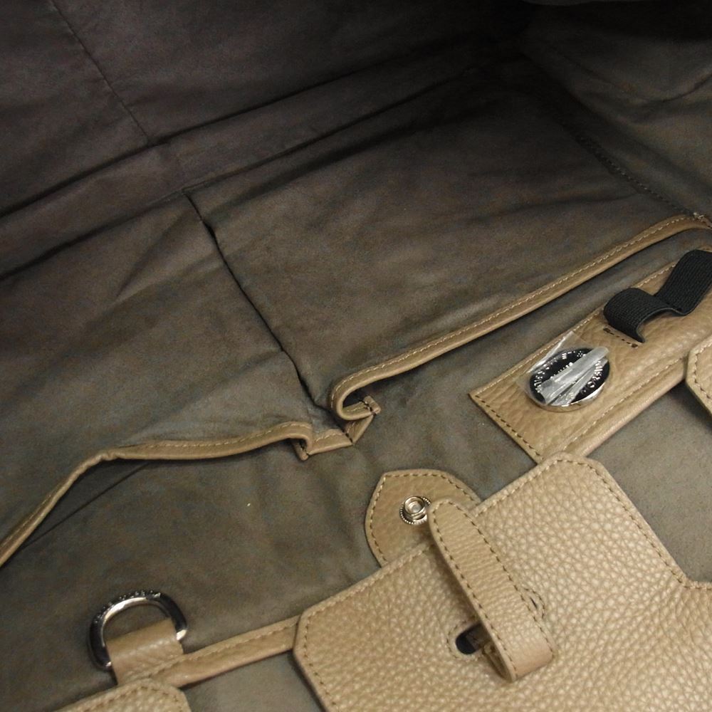 PELLE MORBIDA ペッレモルビダ PMO-MB025 Maiden Voyage メイデンヴォヤージュ 被せ付き 2WAY ショルダー ボストンバッグ Lサイズ ブラウン系【美品】【中古】