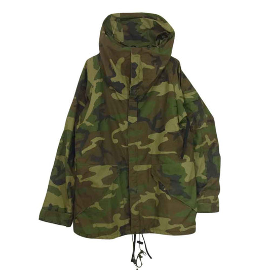 アメリカ軍 8415-01-228-1317 87年製 U.S. ARMY ECWCS GORE-TEX PARKA ゴアテックス パーカ ミリタリー ジャケット カーキ系 M【中古】