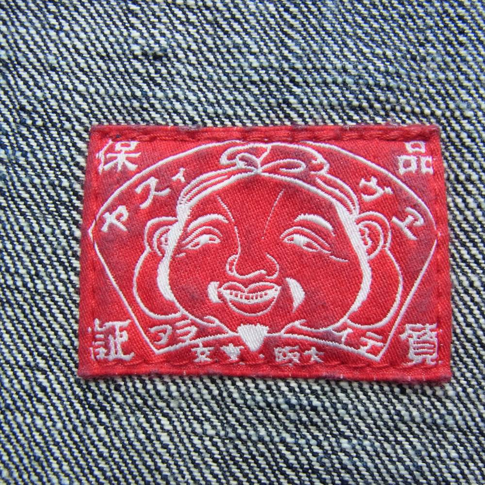 EVISU エヴィス カモメ ペンキ デニム トート バック インディゴブルー系【中古】