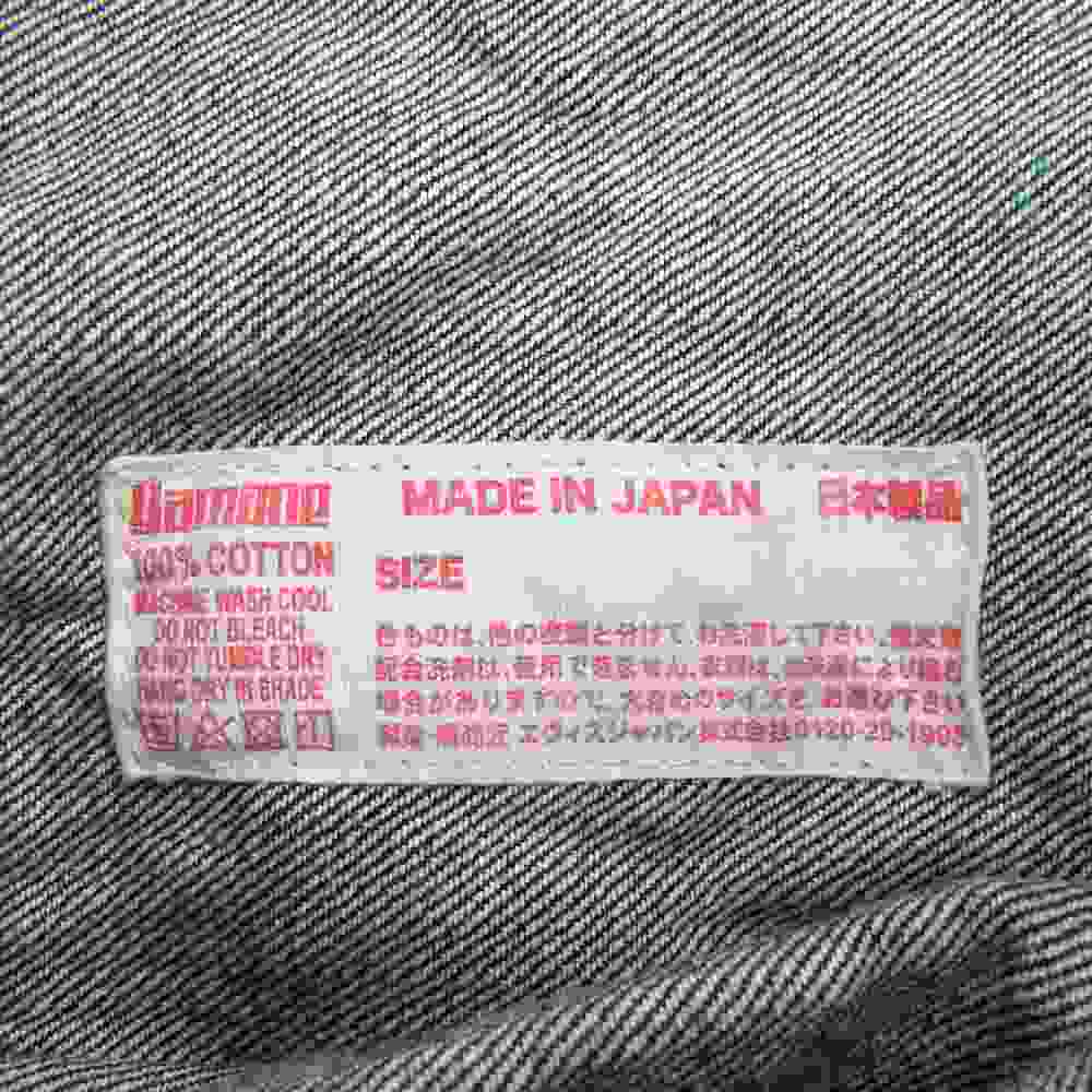 EVISU エヴィス カモメ ペンキ デニム ショルダー バック インディゴブルー系【中古】