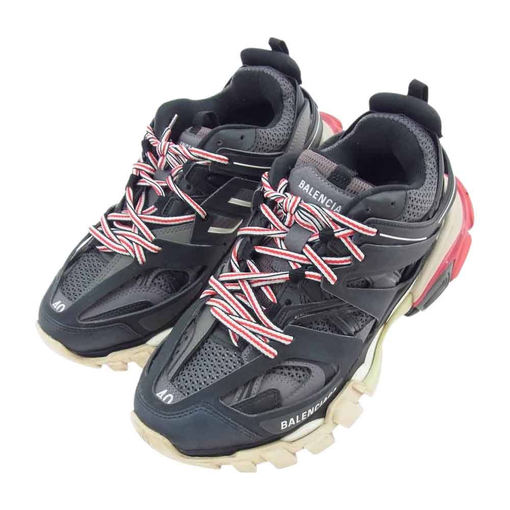 BALENCIAGA バレンシアガ 542023 track トラックトレーナー ブラック系 26.5cm【中古】