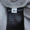 BALENCIAGA バレンシアガ 22SS 671401 TLVF1 国内正規品 SLIME PATCHED スライム パッチ スリーブ Tシャツ グレー系 XS【美品】【中古】