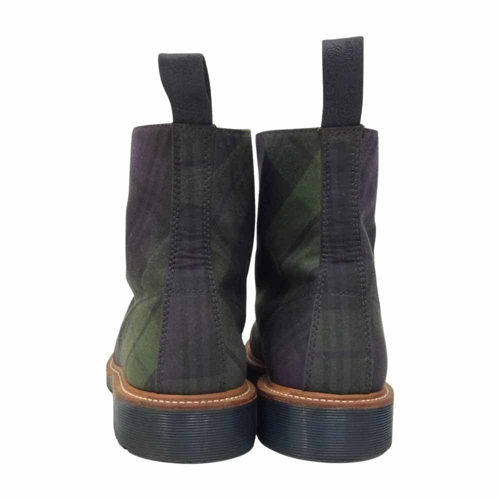 Dr.Martens ドクターマーチン 8ホール チェック レースアップ ブーツ  ネイビー系 サイズ表記無【中古】