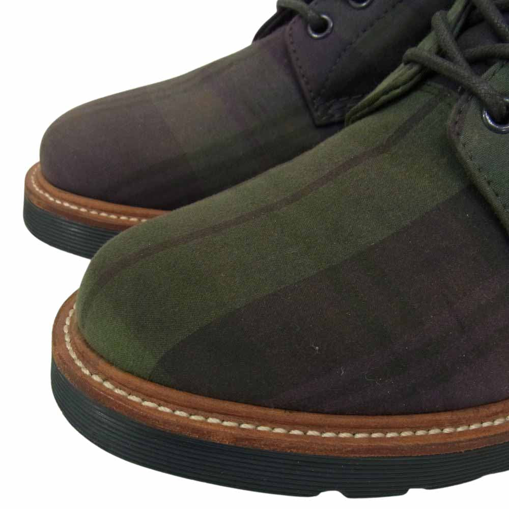 Dr.Martens ドクターマーチン 8ホール チェック レースアップ ブーツ  ネイビー系 サイズ表記無【中古】