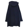 Sacai サカイ 16-01032M 襟コーデュロイ スウェット パーカー フード ボンディング スウェット ステンカラー コート ネイビー系 2【中古】