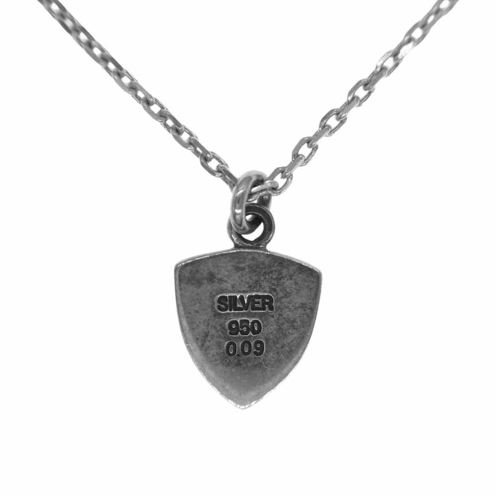 PUERTA DEL SOL プエルタデルソル NE456 チェス ナイト エンブレム チャーム ネックレス w/ ダイヤモンド シルバー系【中古】