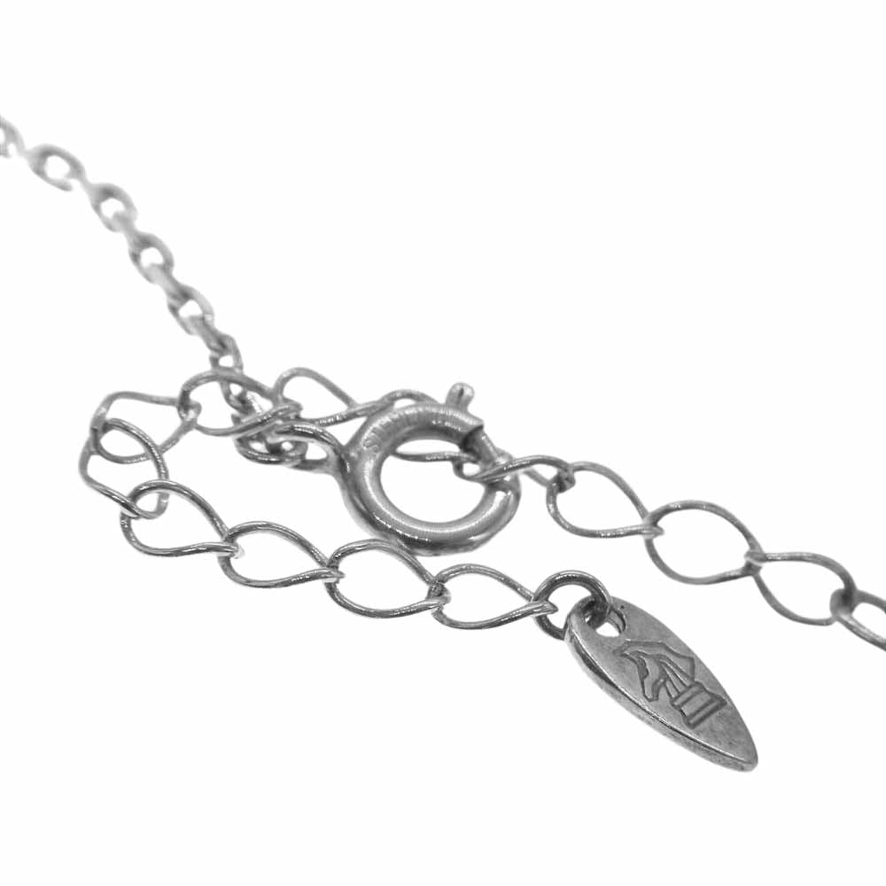 PUERTA DEL SOL プエルタデルソル NE456 チェス ナイト エンブレム チャーム ネックレス w/ ダイヤモンド シルバー系【中古】