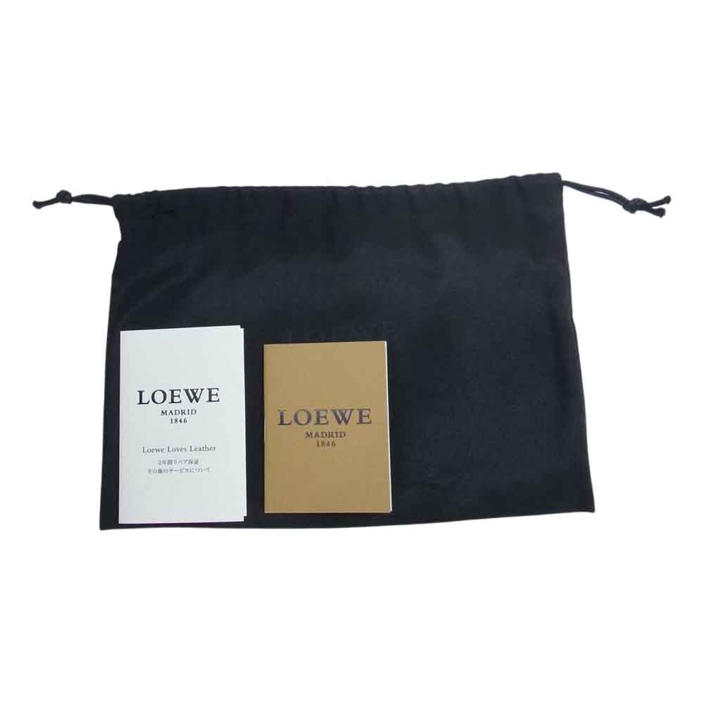 LOEWE ロエベ 81202 アマソナ ラウンドジップ ウォレット グレー系【中古】