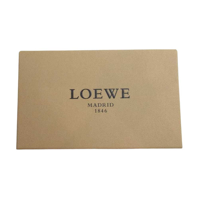 LOEWE ロエベ 81202 アマソナ ラウンドジップ ウォレット グレー系【中古】