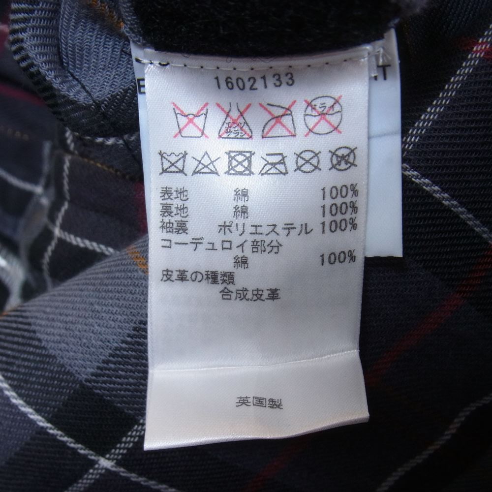 Barbour バブアー 1602133 英国製 国内正規品 SL BEAUFORT スリムフィット ビューフォート ジャケット ブラック系 40【美品】【中古】