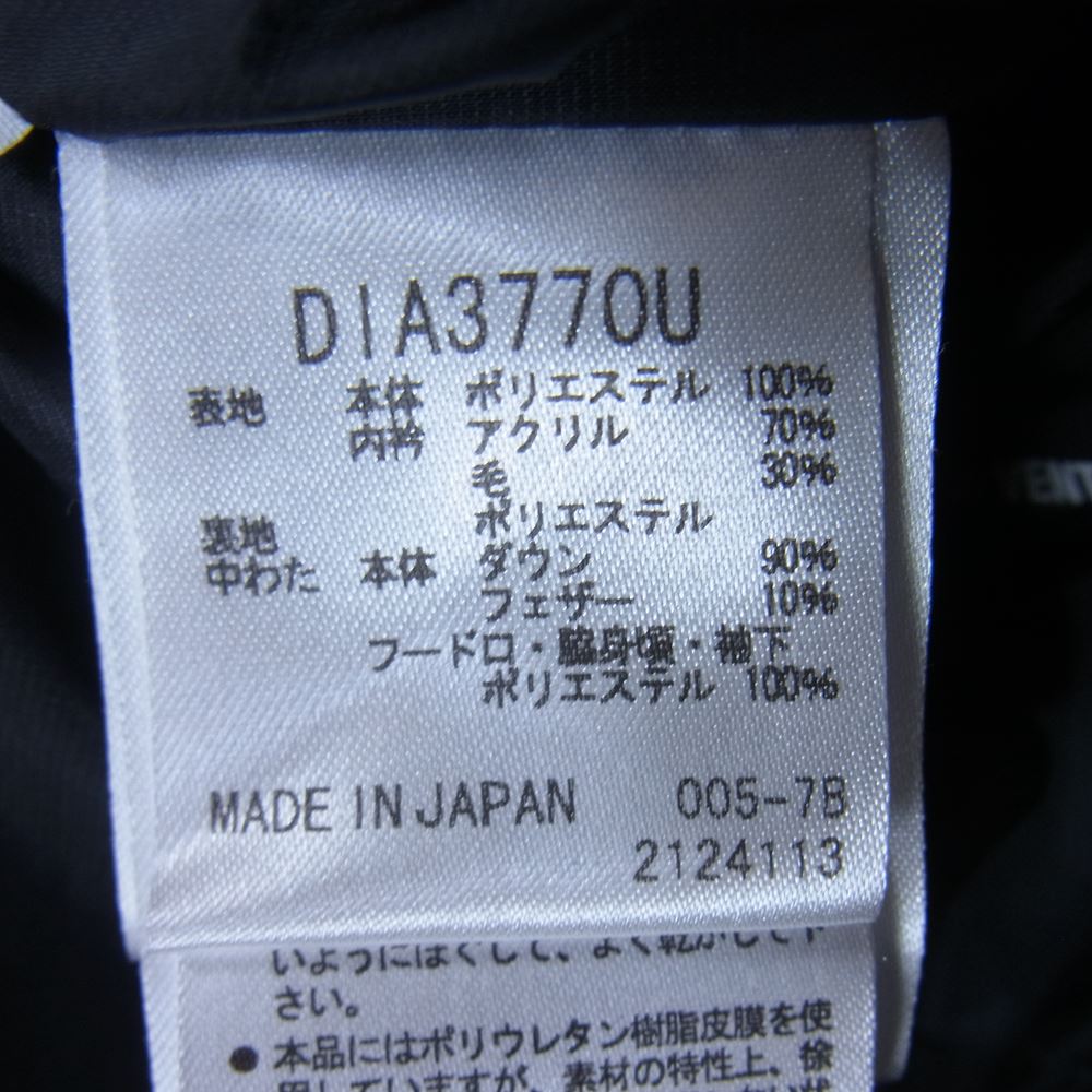 DESCENTE デサント DIA3770U 水沢ダウン ALLTERRAIN  MOUNTAINEER オルテライン マウンテニア ダウン ジャケット ブラック系【中古】