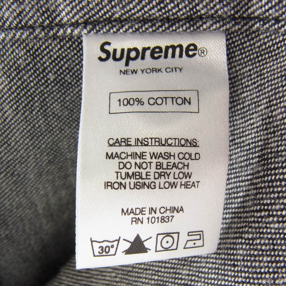 Supreme シュプリーム 16SS Denim Zip Shirt バックロゴ デニム ジップ
