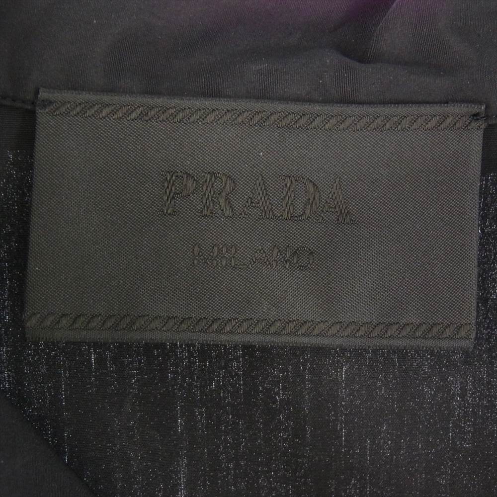 PRADA プラダ 21SS UCS400 S211 1YV5 国内正規品  グラフィックプリント オーバーサイズ 半袖シャツ ブラック系 L【美品】【中古】