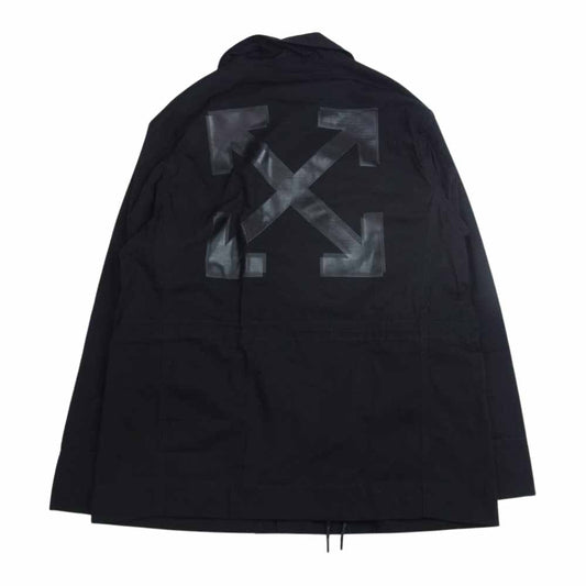 OFF-WHITE オフホワイト 21AW OMEL021F21FAB002 国内正規品 ARROW FIELD JACKET アロー フィールド ジャケット ブラック系 L【美品】【中古】